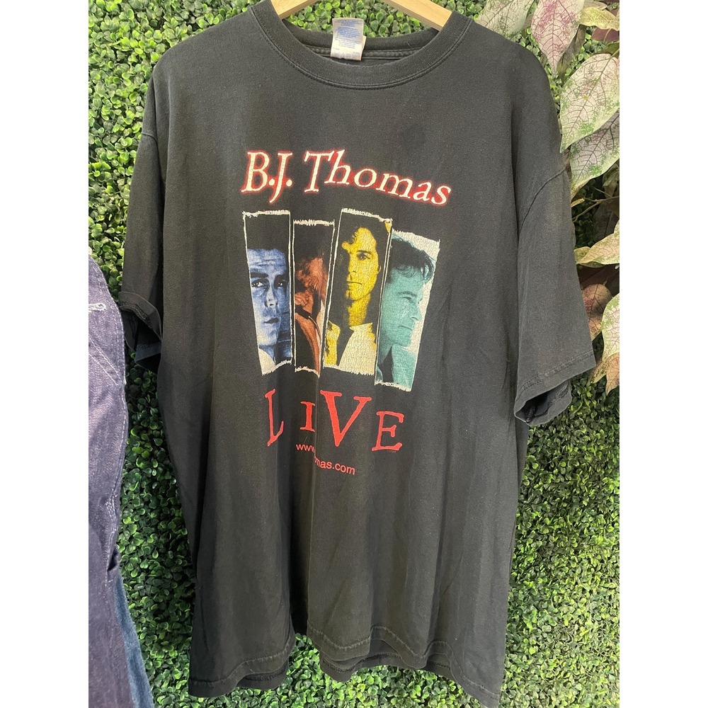 vtg 90s BJ THOMAS CONCERT Tee Xl // beach boys northern soul punk trash country